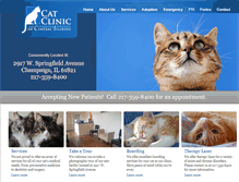 Tablet Screenshot of catcliniccentralillinois.com